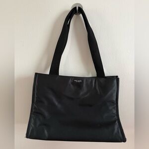 Vintage kate spade Black Nylon Tote with Webbed Straps